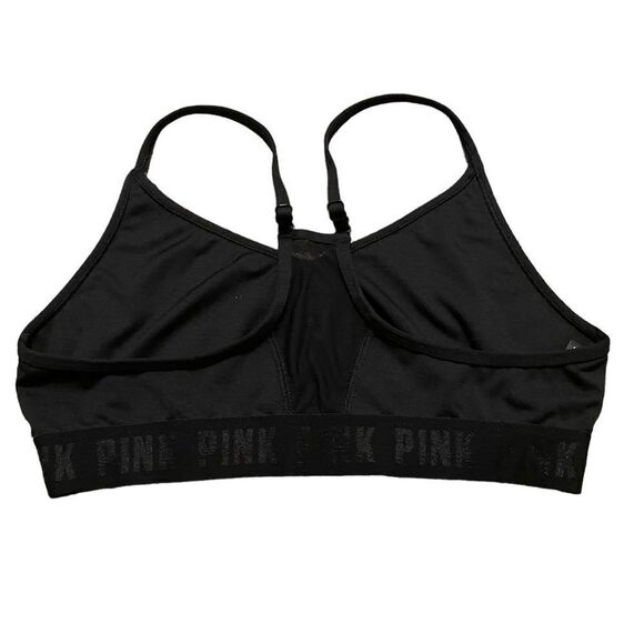 Pink Victoria Secret Black Athletic Sport Bra - Picture 2 of 5